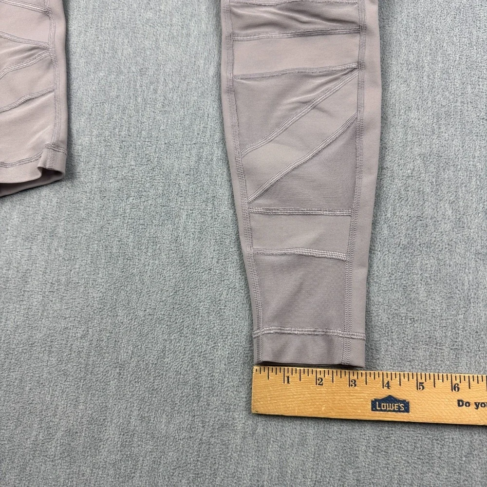 Lululemon Leggings Womens 6 Light Purple Wunder Under High Rise Tech Mesh Pants - Picture 8 of 13